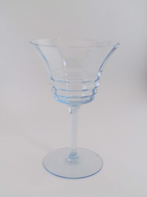 Blue Tinted Coupe Glasses (Set of Two) - Image 2