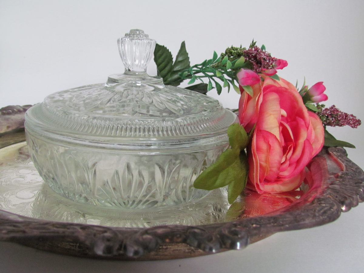 Avon Crystal Candy Dish Tirsah Marie Home Boutique