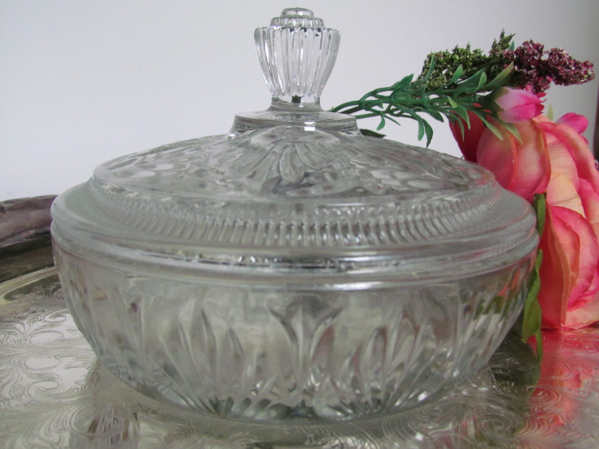 Avon Crystal Candy Dish Tirsah Marie Home Boutique