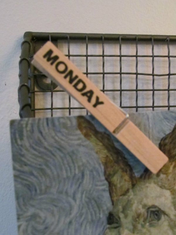 Days of the Week Clothespins - Image 3