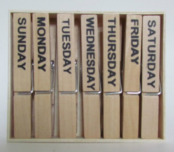 Days of the Week Clothespins - Image 5