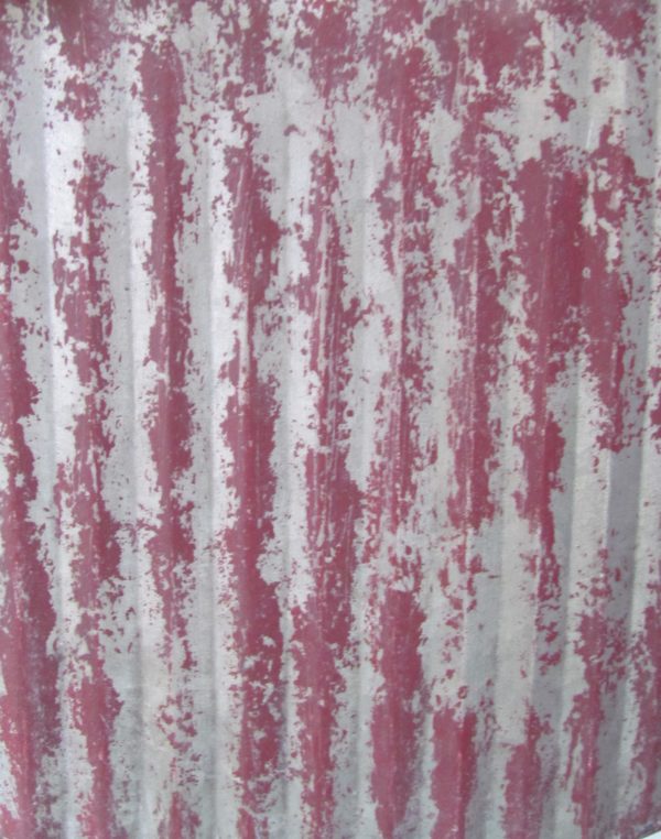 Large Distressed Red Wall Planter - Image 3