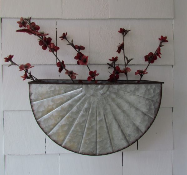 Large Semi Circle Wall Planter