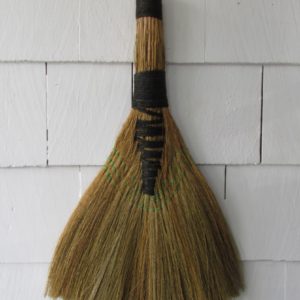 Straw Hand Broom ~ Black
