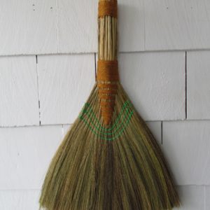 Straw Hand Broom ~ Gold