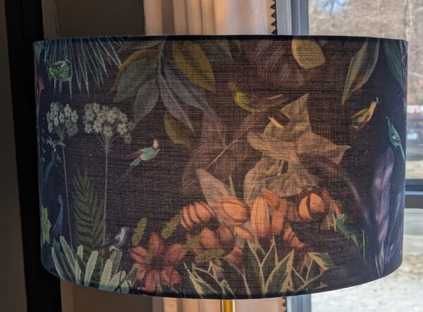 Hummingbird Garden Lampshade 18" - Image 2