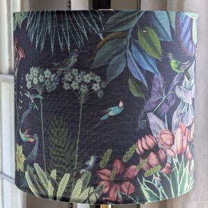Hummingbird Garden Lampshade 12"