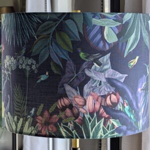 Hummingbird Garden Lampshade 16"