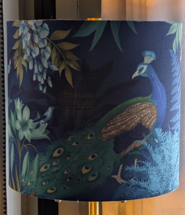 Peacock Garden Lampshade 12" - Image 2
